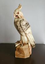 Handgesneden albasten roofvogel – uniek kunstobject (47cm), Antiek en Kunst, Kunst | Beelden en Houtsnijwerken, Ophalen