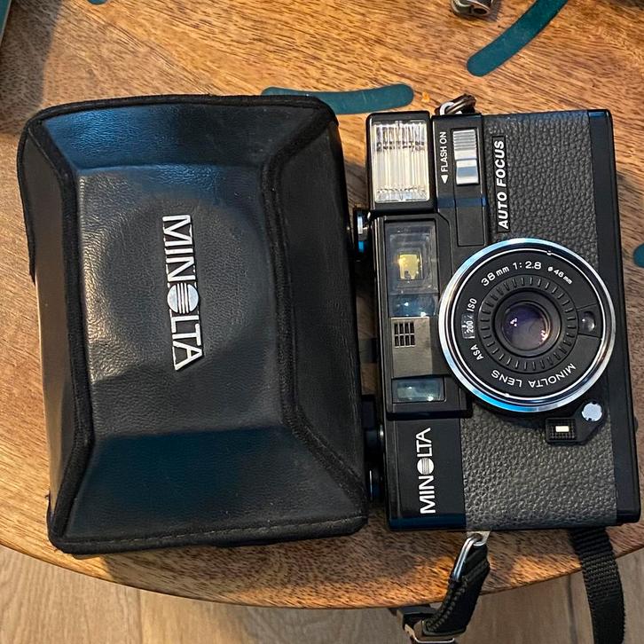 Minolta Hi-Matic AF2, point&shoot *comme neuf, TV, Hi-fi & Vidéo, Appareils photo analogiques, Comme neuf, Compact, Minolta, Enlèvement ou Envoi