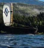 Naish Nvision pivot (aluula)set te koop 10 & 8m met bar, Ophalen, Gebruikt, 10 m², Kite