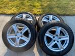 Velg (4x) + winterband (4x) Dunlop 215/60 R16 99H, Auto-onderdelen, Banden en Velgen, Ophalen, 16 inch, Banden en Velgen, Winterbanden