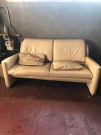 Lederen 2 zit, Ophalen, Gebruikt, 150 tot 200 cm, Tweepersoons