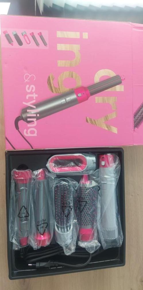 5 in 1 multistyler pink Lissad'or nieuw, Handtassen en Accessoires, Uiterlijk | Haarverzorging, Nieuw, Haardroger, Ophalen of Verzenden