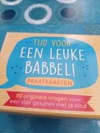 Praatkaarten - Tijd voor een leuke babbel!, Hobby en Vrije tijd, Gezelschapsspellen | Kaartspellen, Vijf spelers of meer, Ophalen