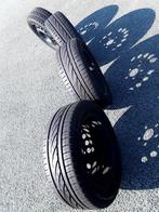 Jantes Opel Corsa C (5 écrous) avec pneus été 185/55-15, Ophalen, Gebruikt, 15 inch, Banden en Velgen