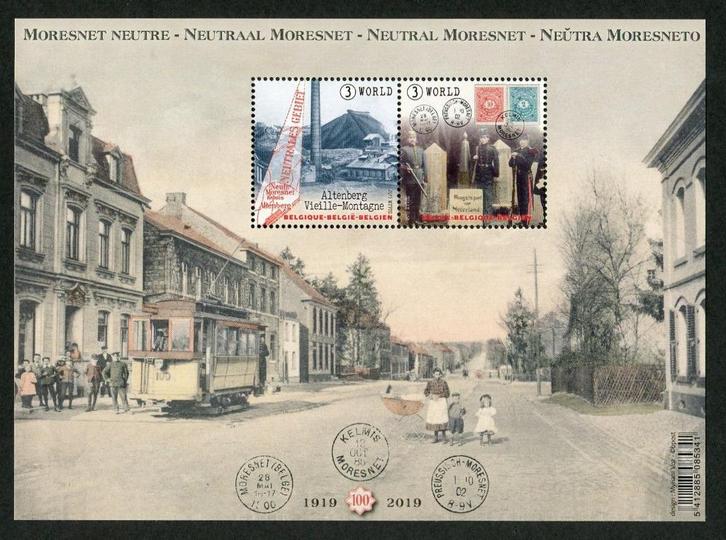 BL272 Neutral-Moresnet (Wereldzegels), Postzegels en Munten, Postzegels | Europa | België, Frankeerzegel, Postfris, Verzenden