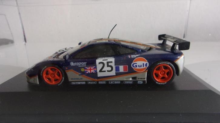 Mc LAREN F1 GTR "GULF" LE MANS 95.MINICHAMPS 1/43 IMPEC, Hobby en Vrije tijd, Modelauto's | 1:43, Zo goed als nieuw, Auto, MiniChamps