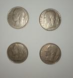 4 pièces de 5 francs belges 1949, 66 75 Belgique 72 België, Timbres & Monnaies, Enlèvement ou Envoi, Métal