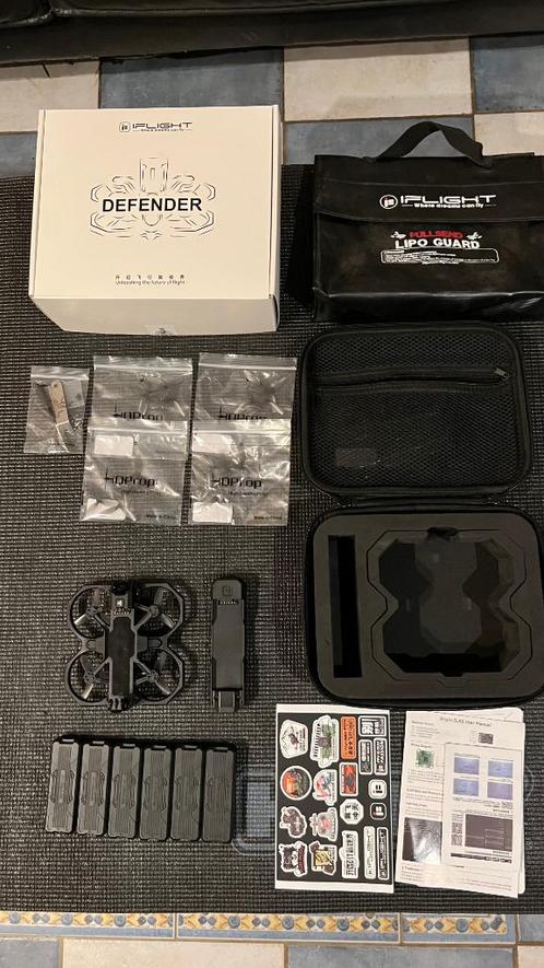iFlight Defender 16 HD DJI O3 + 6 batteries 2S + Commando 8, Audio, Tv en Foto, Drones, Zo goed als nieuw, Drone met camera, Ophalen of Verzenden