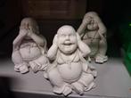 Horen zien en zwijgen beeldjes Boeddha, Verzamelen, Beelden en Beeldjes, Ophalen of Verzenden, Zo goed als nieuw, Mens