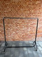 Metalen kledingrek - zwart/chroom, Kleding | Dames, Ophalen, Met wielen, Zo goed als nieuw