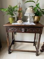 Antiek tafeltje 72cm H - 74 B - 45cm diep, Ophalen