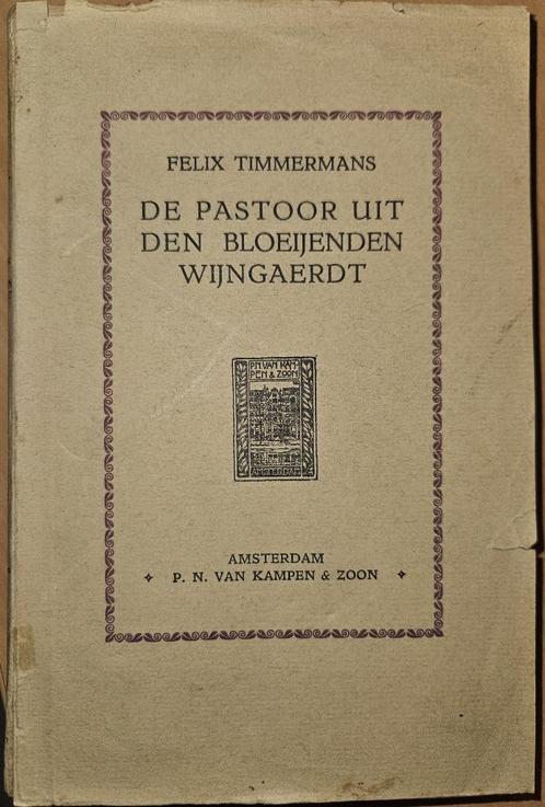 De pastoor uit den bloeijenden wijngaerdt, Boeken, Literatuur, Gelezen, België, Ophalen of Verzenden
