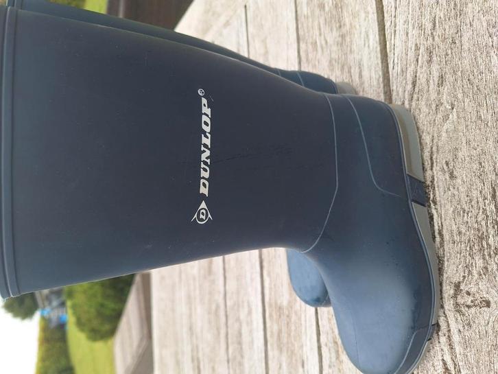 Dunlop rubber laarzen maat 34, Caravans en Kamperen, Regenkleding, Zo goed als nieuw, Ophalen of Verzenden