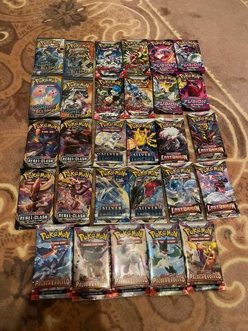 Pokemon packs/artsets beschikbaar voor biedingen