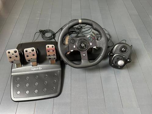 Logitech G920 Race Stuur+pedalen+schakelpook, Computers en Software, Joysticks, Gebruikt, Ophalen