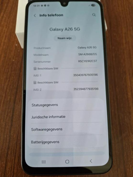 Samsung Galaxy A26 5G, Telecommunicatie, Mobiele telefoons | Samsung, Zo goed als nieuw, Galaxy A, 128 GB, Zonder abonnement, Zonder simlock