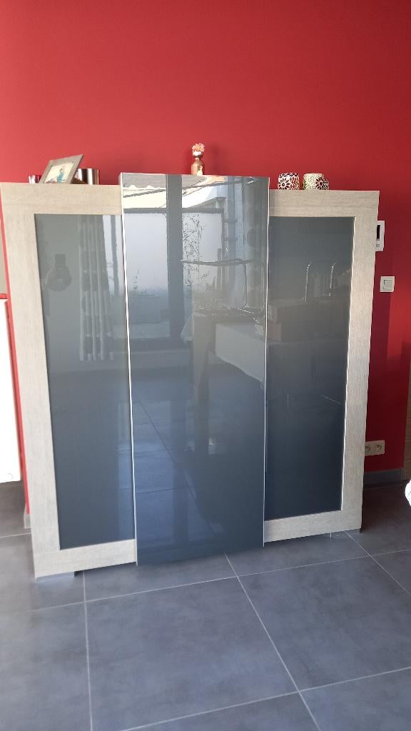 Salle a manger en bois, Huis en Inrichting, Complete eetkamers, Zo goed als nieuw, 4 tot 6 stoelen, Ophalen