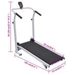 Mini Loopband inklapbaar, Sport en Fitness, Fitnessapparatuur, Ophalen, Zo goed als nieuw, Benen, Loopband