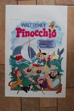 filmaffiche Walt Disney Pinocchio filmposter, Ophalen of Verzenden, A1 t/m A3, Zo goed als nieuw, Rechthoekig Staand