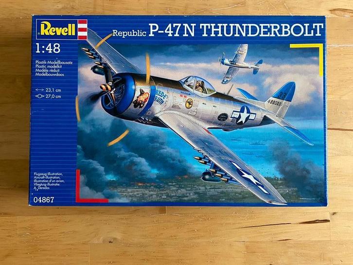 Modeldoos : Republic P-47N THUNDERBOLT - 1/48 - REVELL., Hobby en Vrije tijd, Modelbouw | Vliegtuigen en Helikopters, Nieuw, Vliegtuig