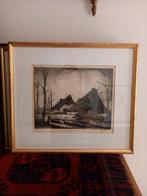Prachtige ets genummerd en gesigneerd, Antiek en Kunst, Kunst | Etsen en Gravures, Ophalen