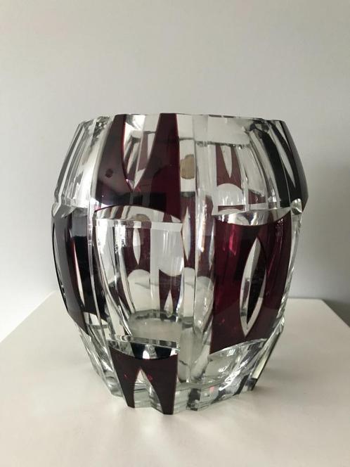 art deco kristallen vaas Braine Le Compte, Antiek en Kunst, Antiek | Glaswerk en Kristal, Ophalen