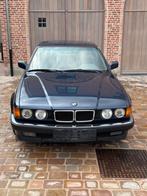Oldtimer BMW 730i V8, Auto's, Automaat, Achterwielaandrijving, Blauw, Leder