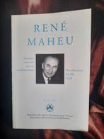 Portrait-souvenir René Maheu Unesco (Fr/Eng), Boeken, Gelezen, Maatschappij en Samenleving, Ophalen of Verzenden