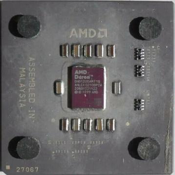 CPU AMD Duron 1200MHz DHD1200AMT18 DHD 1200AMT18 AHLCA 0210B, Informatique & Logiciels, Processeurs, Enlèvement ou Envoi, Reconditionné