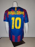 Ronaldinho gesigneerd FC Barcelona shirt met coa, Ophalen of Verzenden, Nieuw, Shirt