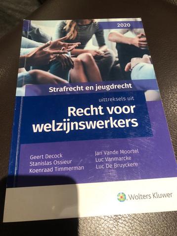 Recht welzijnswerkers - Strafrecht / Jeugdrecht beschikbaar voor biedingen