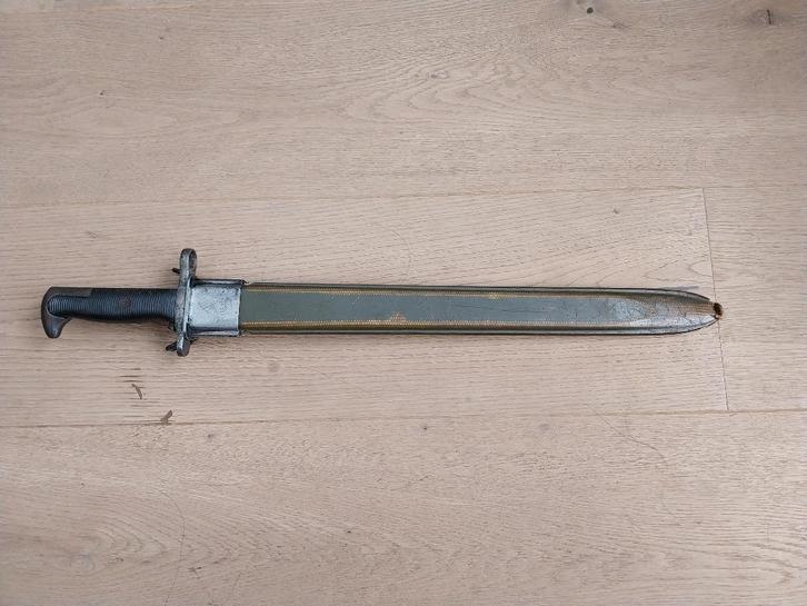 Garand Bajonet US 1942 Lang model WW2, Verzamelen, Militaria | Tweede Wereldoorlog, Landmacht, Mes of Dolk, Ophalen of Verzenden