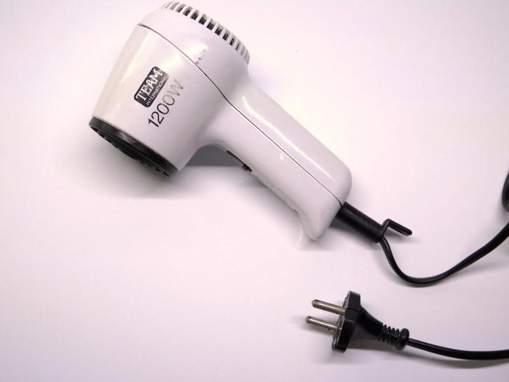 Sèche cheveux compact, Handtassen en Accessoires, Uiterlijk | Haarverzorging, Zo goed als nieuw, Haardroger, Ophalen