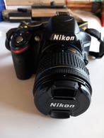Nikon D3200 + AF-S DX 18-55mm VR II zwart, Comme neuf, Enlèvement ou Envoi, Nikon