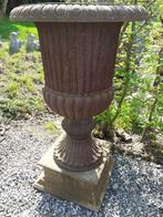 Schitterende en grote roestgietijzeren wasbak op een onderst, Ophalen, Gebruikt