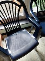 3 chaises de jardin bleues, Enlèvement