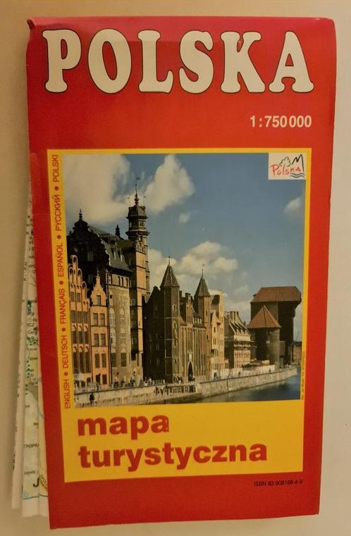 Toeristische wegenkaart/landkaart Polen - 1:750 000, Livres, Atlas & Cartes géographiques, Comme neuf, Carte géographique, Europe autre