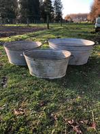 Bassins en zinc à vendre, Jardin & Terrasse, Enlèvement, Utilisé, Métal, Jardin