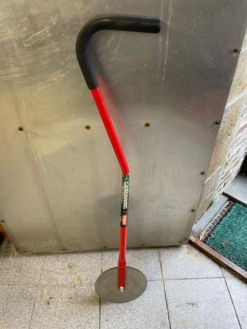 POLET ROLGRASKANTSTEKER METAAL-INOX SCHIJF, 123 CM beschikbaar voor biedingen