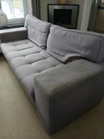 Canapé trois places et 2 x une place en couleur taupe, Enlèvement, Utilisé, Tissus