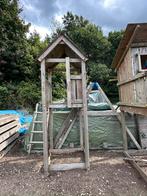 Schommel met huisjes, Ophalen, Gebruikt, Hout