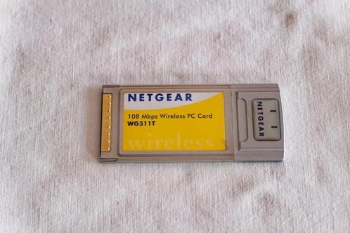 NETGEAR 108 Mbps draadloze pc-kaart WG511T, Computers en Software, Netwerk switches, Zo goed als nieuw, Ophalen of Verzenden
