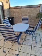 Kampeer tafel en stoelen, Caravans en Kamperen, Ophalen, Gebruikt, Campingmeubel-accessoire