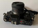 Contax 137 MD Quartz met Yashica ML 35 mm – 2.8, Ophalen of Verzenden, Gebruikt, Spiegelreflex, Overige Merken