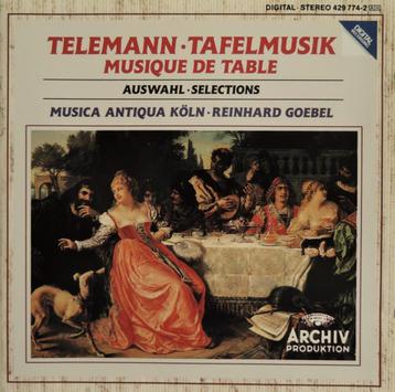Tafelmusik / Telemann - Musica Antiqua Köln / Goebel- ARCHIV beschikbaar voor biedingen