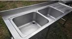 Professionele roestvrijstalen spoelbak, Huis en Inrichting, Zo goed als nieuw