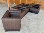 Set van 4 Brutalist fauteuils afkomstig van hotel La Réserve, Ophalen of Verzenden, Zo goed als nieuw