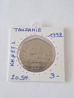 Tanzania 20 sh. 1992 geres dirk, Postzegels en Munten, Munten | Afrika, Ophalen of Verzenden, Tanzania