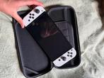 Nintendo Switch Oled met case, Ophalen of Verzenden, Zo goed als nieuw, Switch OLED