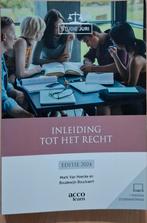 Inleiding tot het recht, Boeken, Ophalen, Zo goed als nieuw